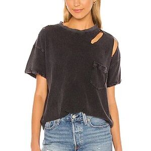 Free People Rubi Ripped Pocket T-Shirt